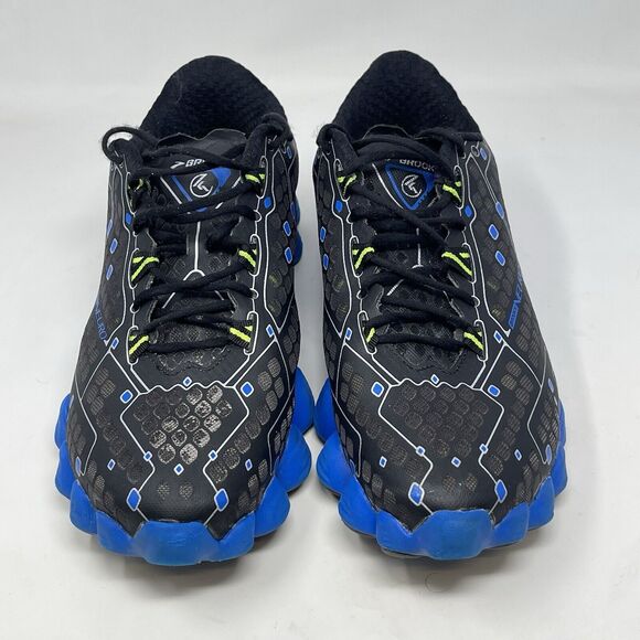 Brooks Neuro Shoes Mens 9 D Black Blue Walking Running Sneakers - Picture 5 of 15